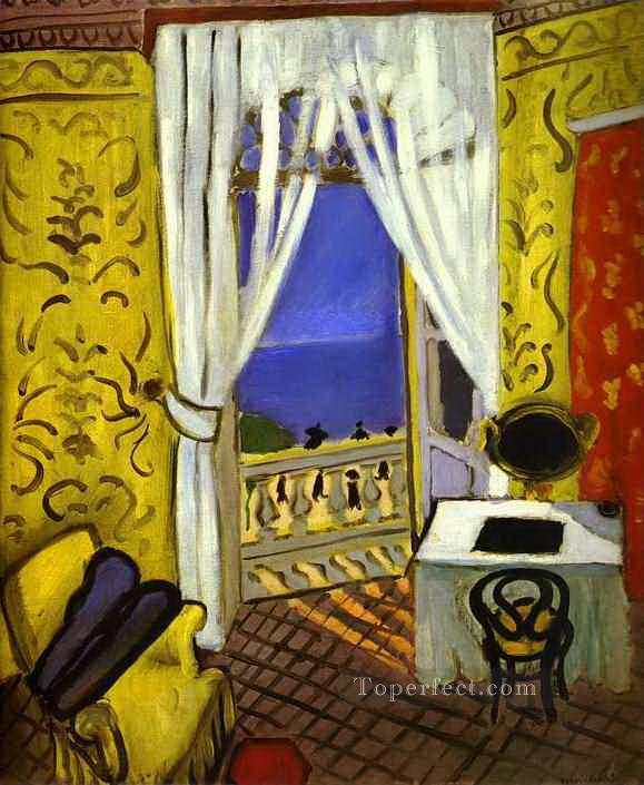 Interior con estuche de violín fauvismo abstracto Henri Matisse Pintura al óleo